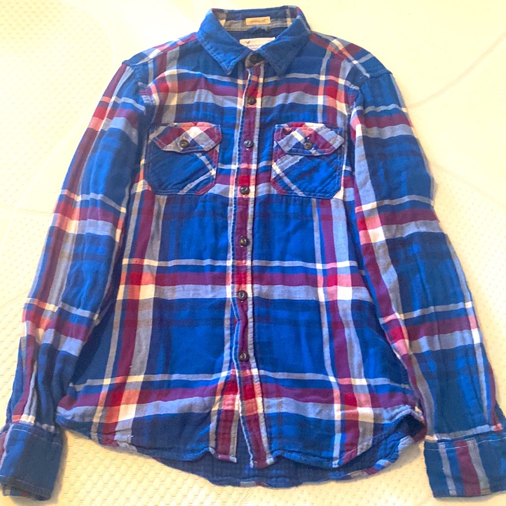 American Eagle Mens Flannel Medium